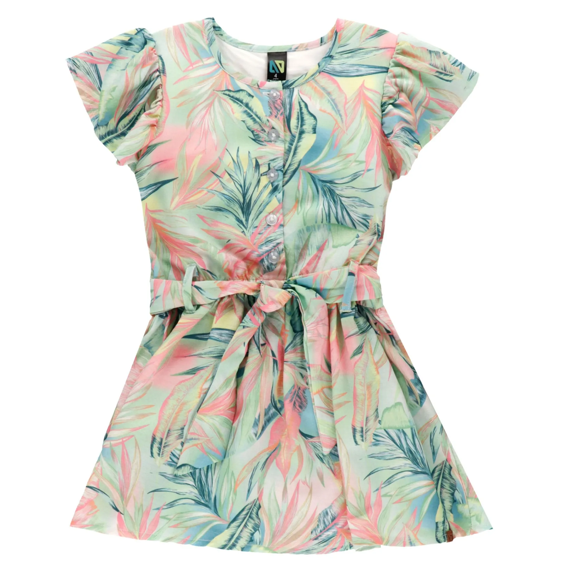 Aloha Belted Dress 2-12
