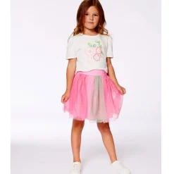Birds Mesh Skirt 7-10y
