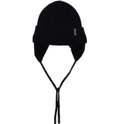 Black Knit Beanie 2-6