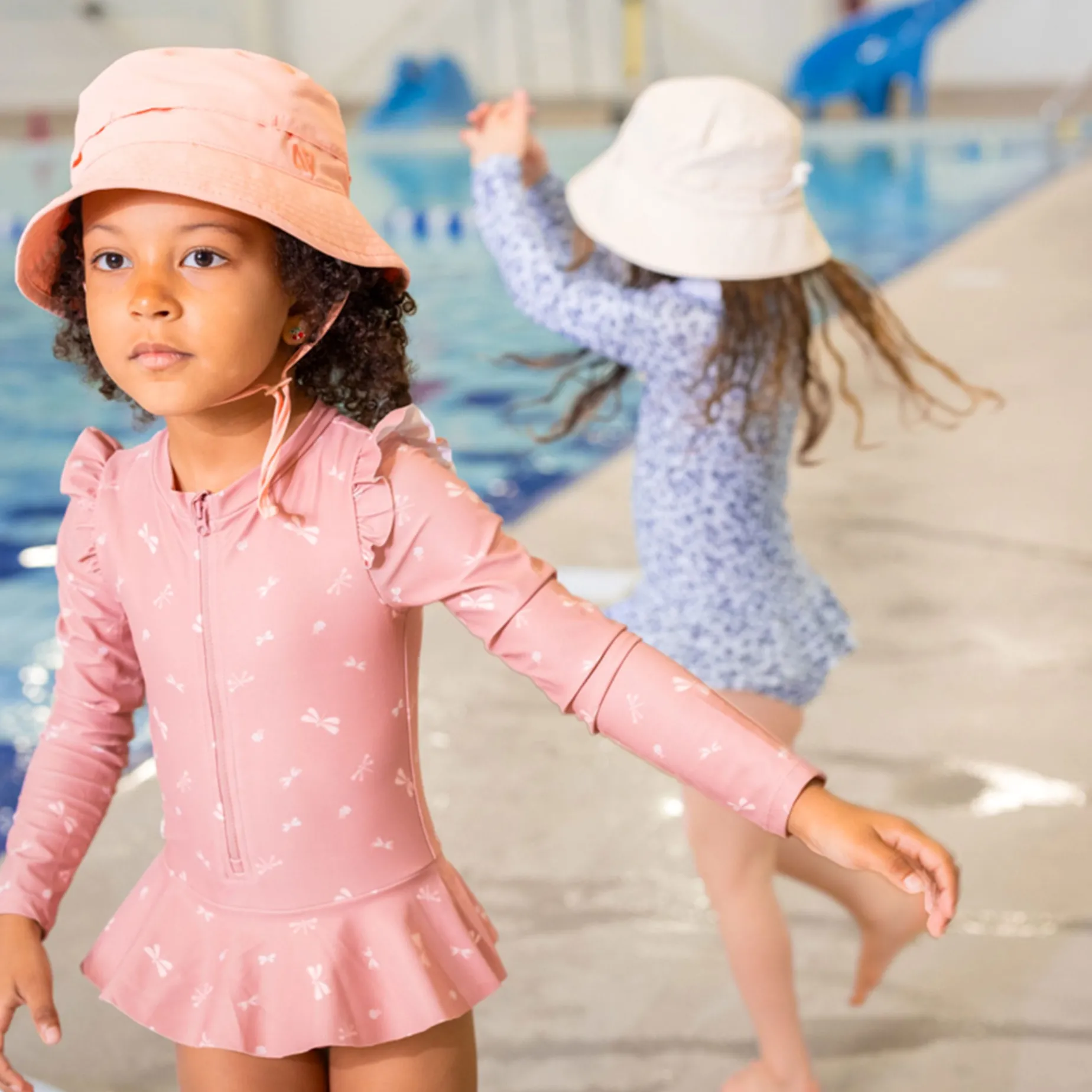 Bows Ls Uv Swimsuit 2-6