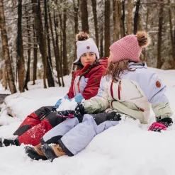 Burgundy Block Snowsuit 4-14