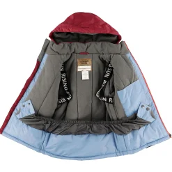 Burgundy Block Snowsuit 4-14