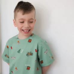 Camping Aop T-shirt 2-10y