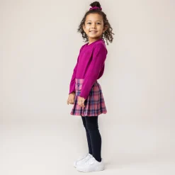 Campus Plaid Skirt 2-12