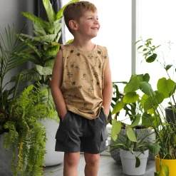Cargo Charcoal Short 2-8y