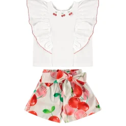 Cherries 2 Piece Short Set 2-8y