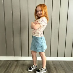 Cherries Flowers Top 7-14