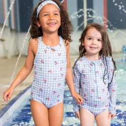 Cherries Ls Uv Swimsuit 2-10