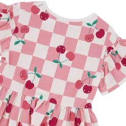 Cherry Check Dress 7-10