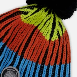 Colorblock Knit Hat 2-14