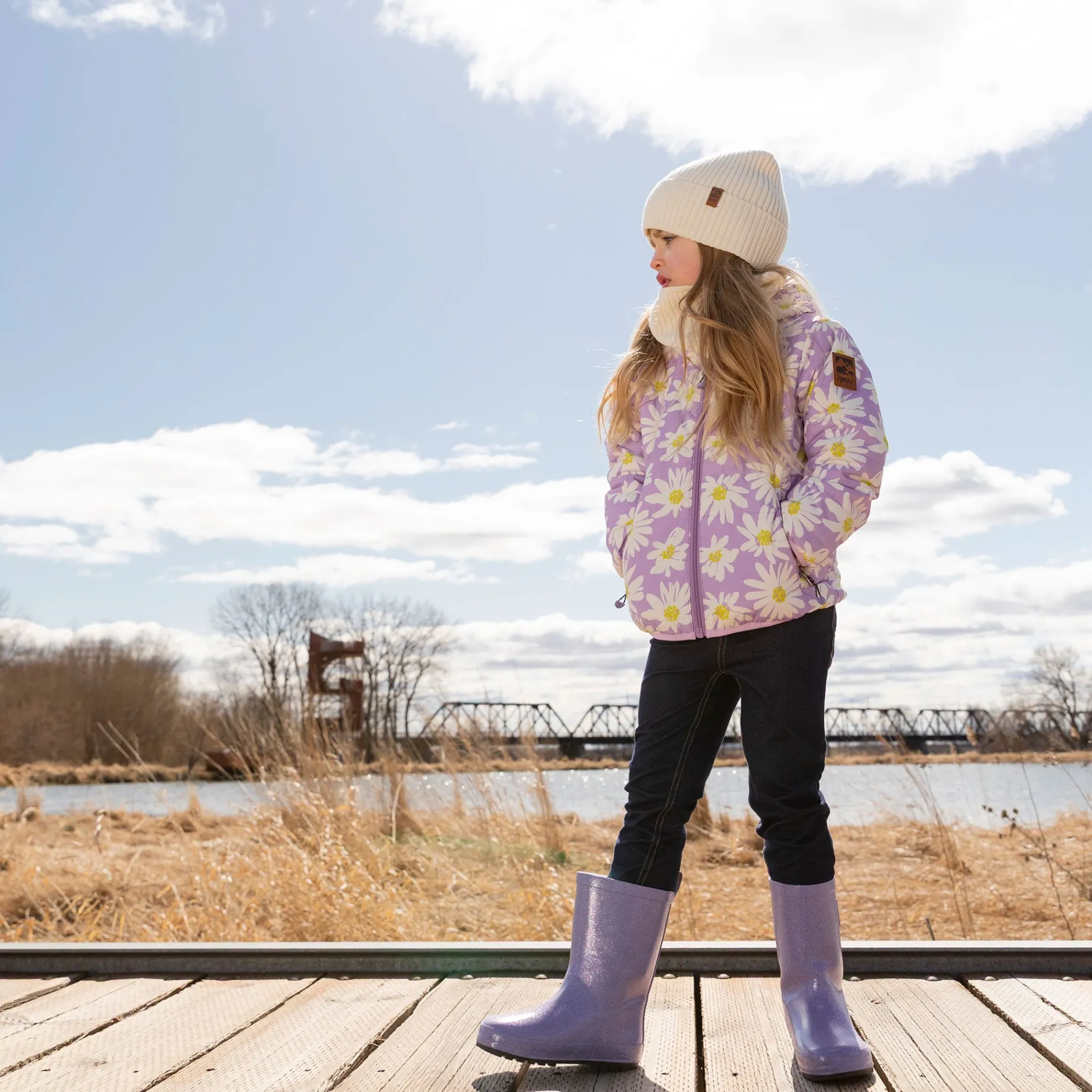 Daisies Quilted Jacket 7-12