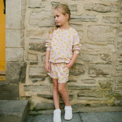 Daisies Sweat Short 3-6