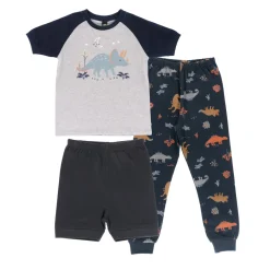 Dinos 3pc Pajamas 2-12