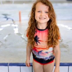 Dolphins Uv 2pc Swimsuit 2-14