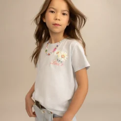 Floral Stamp T-shirt 7-16y