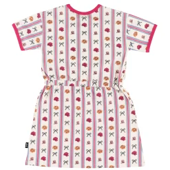Flower Stripe Dress 2-10y