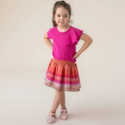 Flowers Frill Dress 2-12