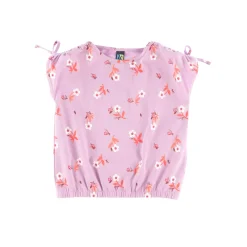 Flowers Printed T-shirt 2-12