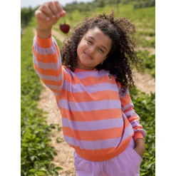 Flowers Striped Sweatshirt 212