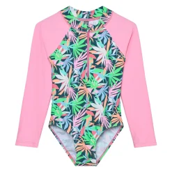 Foliage Aop Uv Swimsuit 2-12
