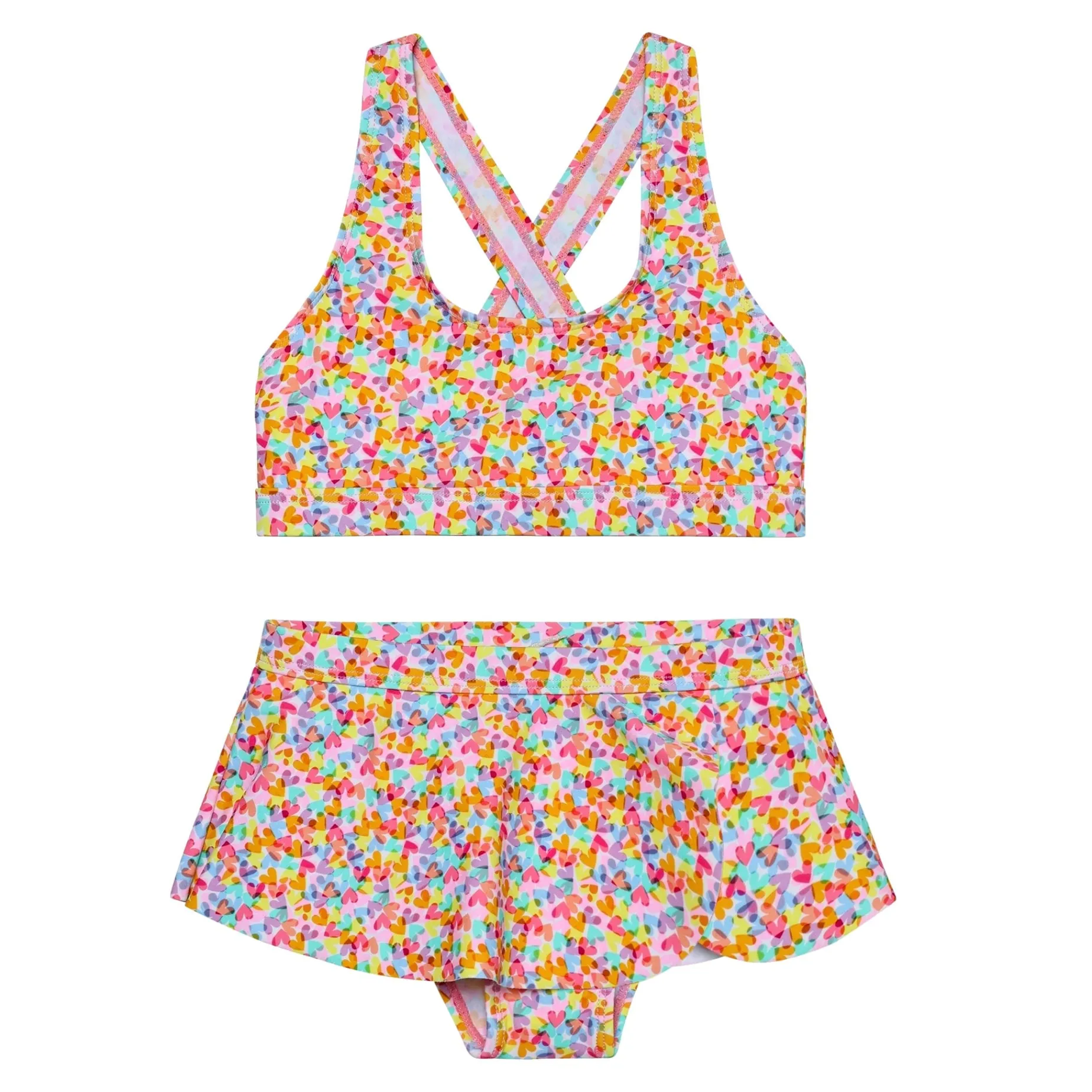 Heart Aop Uv Bikini 4-12