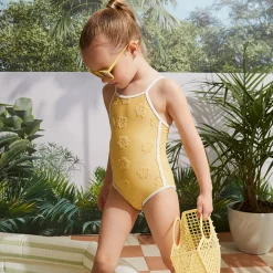 Hibiscus One Piece Swimsuit 3-6y