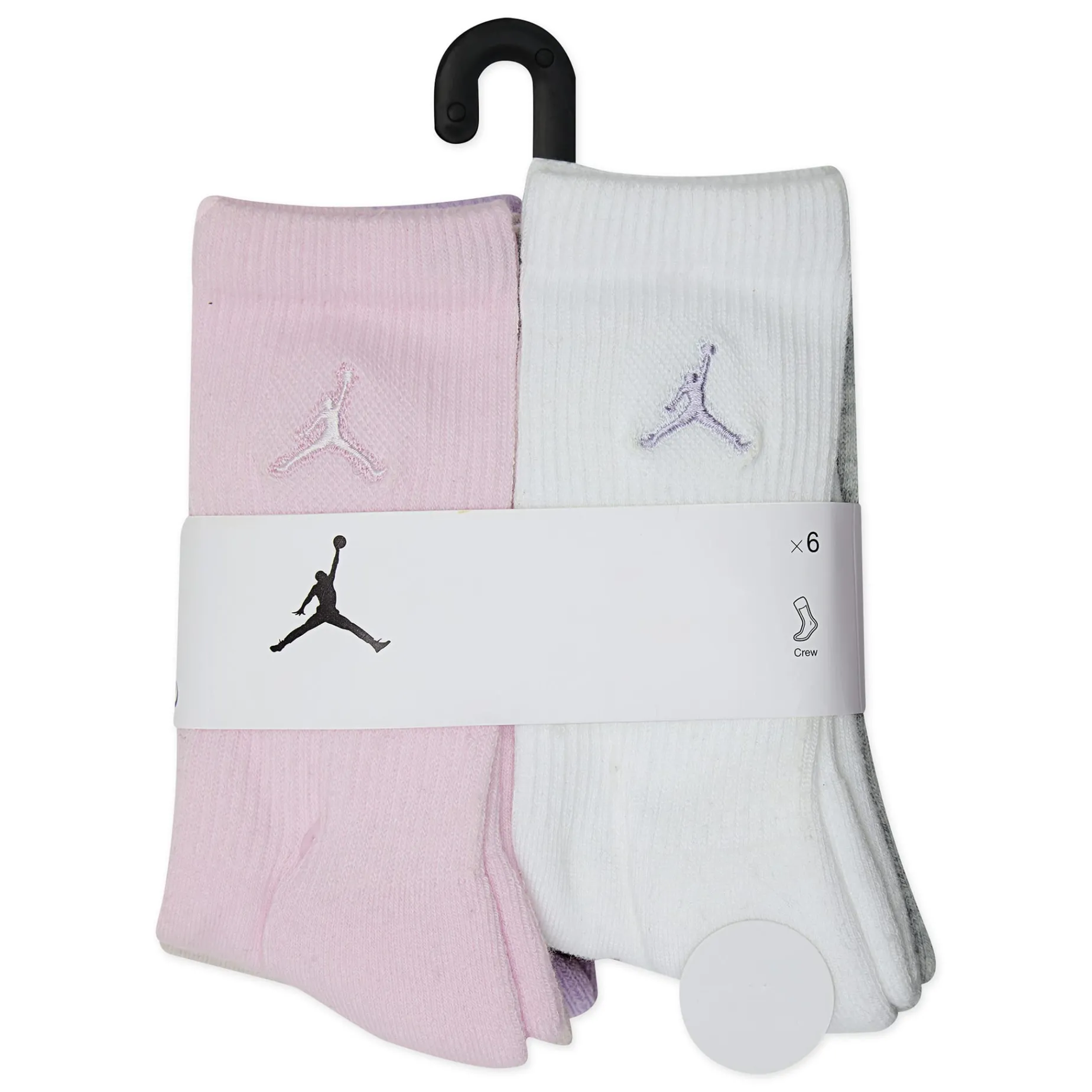 Jordan Crew Socks 6pck 10e-7j