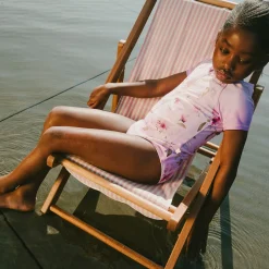 Lilac Flowers Swimsuit 2-6