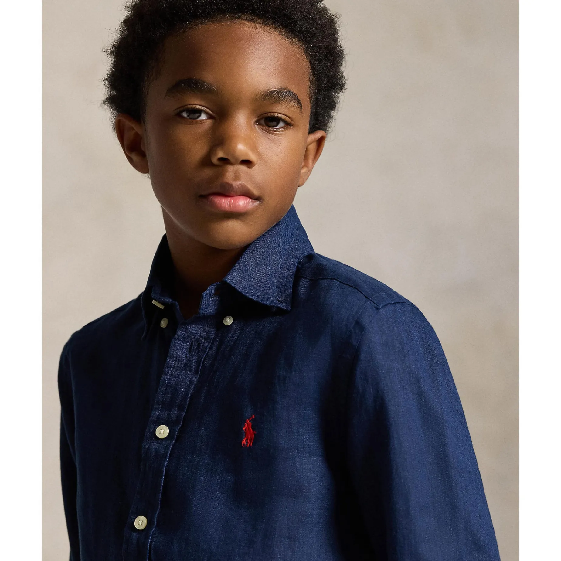 Linen Sport Shirt 8-16y