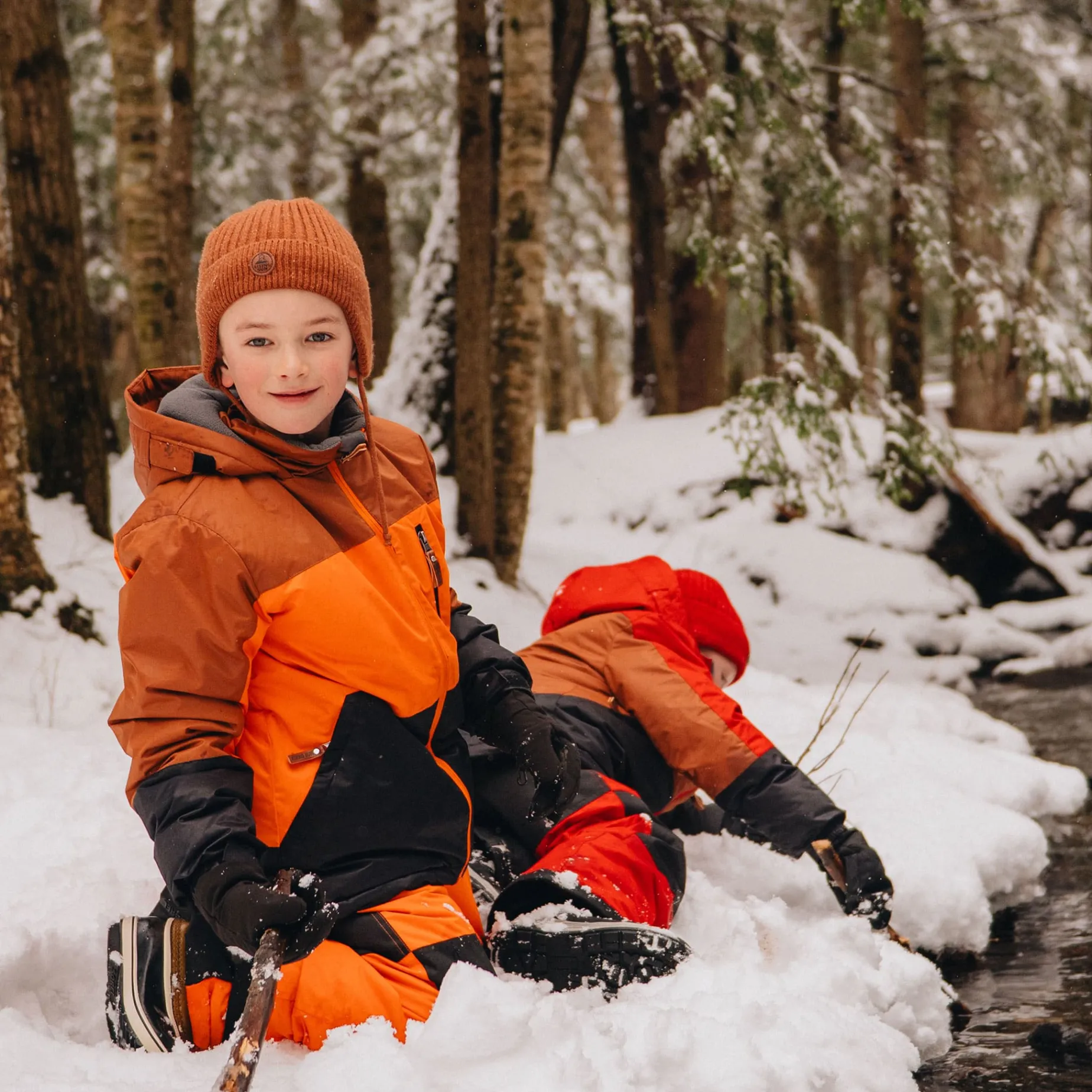 Mocha Colorbock Snowsuit 4-14