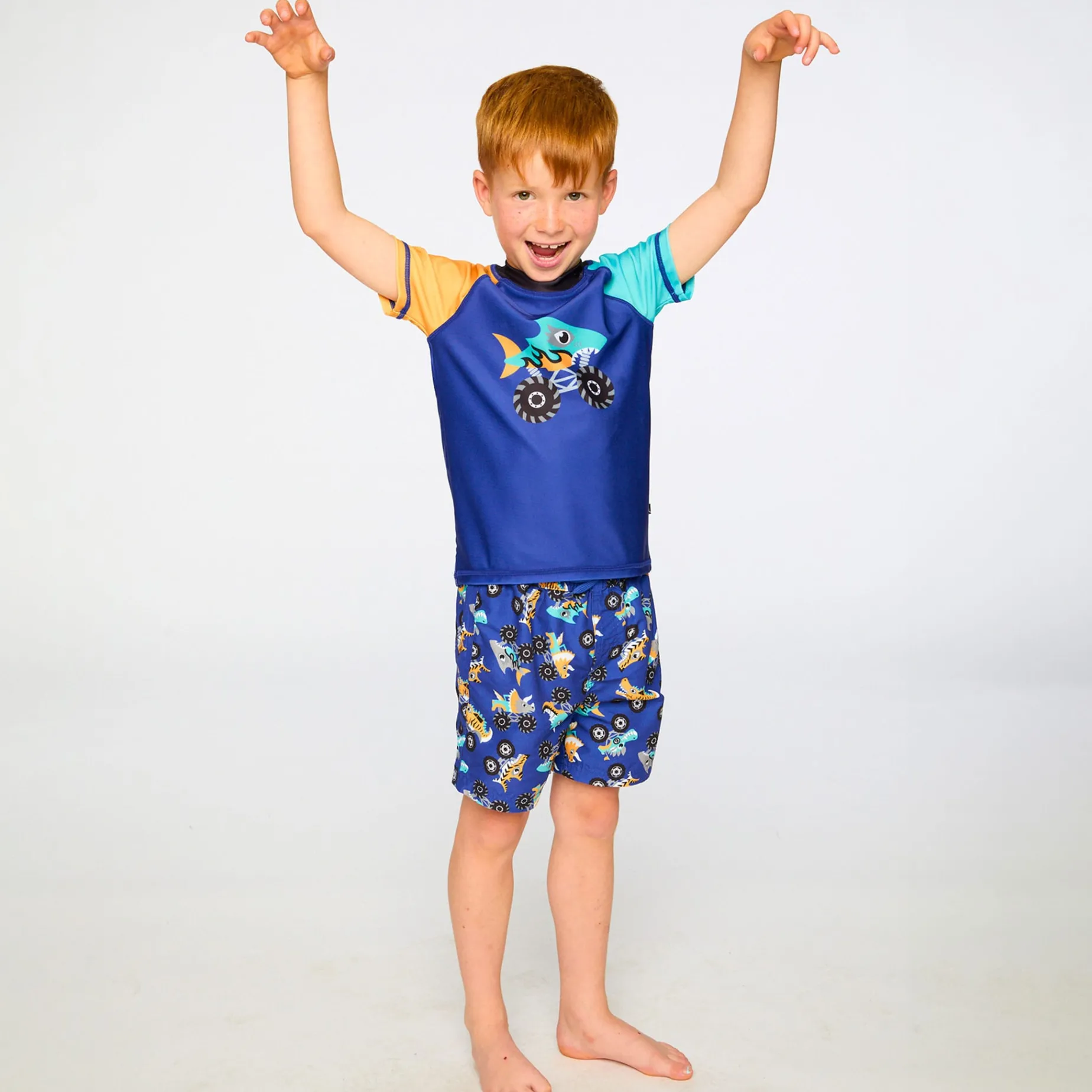 Monster Trucks Swim Short 2-6