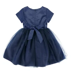 Navy Dalia Dress 2-8y