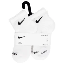 Nike Ankle Socks (6) Sizes 7e-10e
