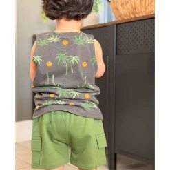 Palm Tank Top 2-8y