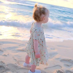 Picnic Peaches Dress 2-8