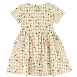 Picnic Peaches Dress 2-8