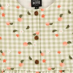 Picnic Peaches Dress 2-8