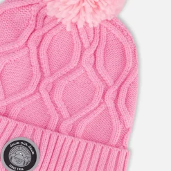 Pink Knit Hat 2-14