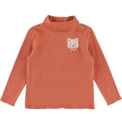 Pink Poetry Cat Turtle Neck2-8