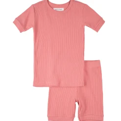 Pink Ribbed Pajamas 2-6x
