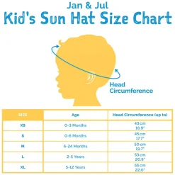 Pink Stripe Uv Coton Hat 2-5