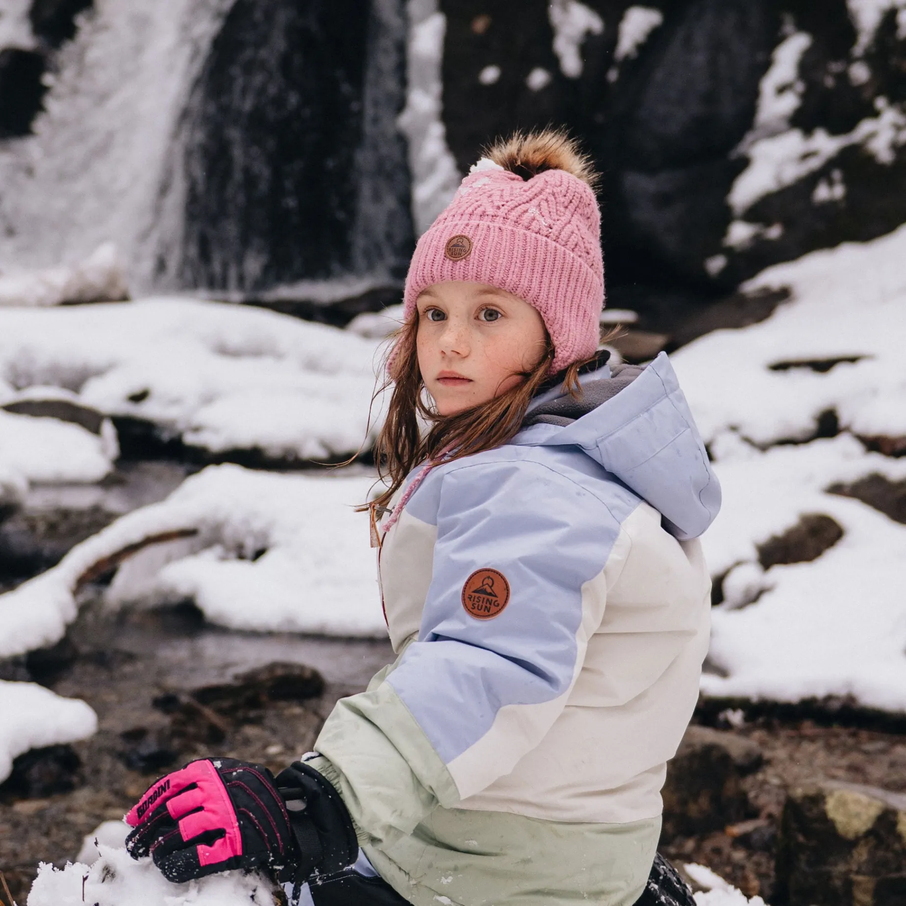 Pompom Knit Beanie 2-14