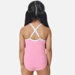Premium Rib Uv Swimsuit 1-8y