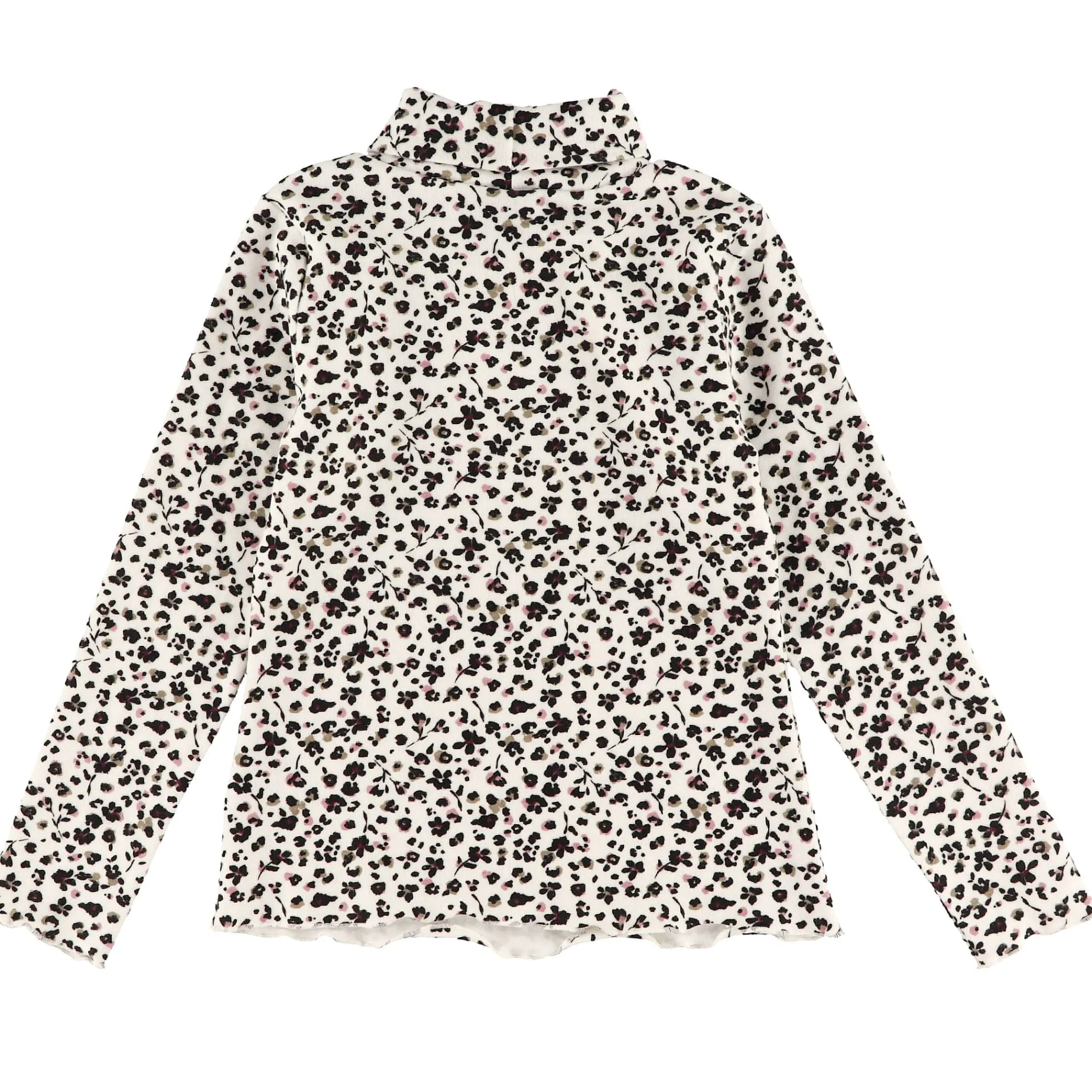 Romance Floral Turtle Neck7-14