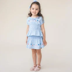 Sea Vichy Blouse 2-12