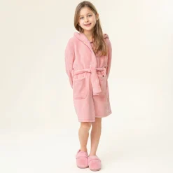 Solid Bathrobe 2-14y