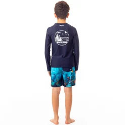 Solid Long Sleeves UV Rashguard 7-10y