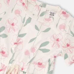 Straw Hat Flowers Dress 7-10