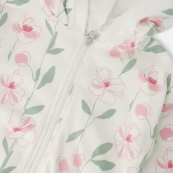 Straw Hat Flowers Hoodie 3-6