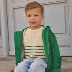 Stripe Knit Pullover 3-10